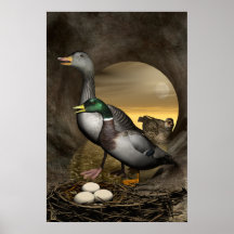 À l'intérieur du drain poster