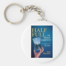 À moitié plein, ou à moitié vide ? porte-clefs