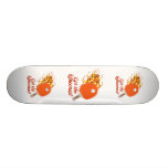 A obtenu au Kahoonas le ping-pong flamboyant Skateboards Cutomisables