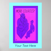 A personnalisé plus de publicité vintage de ~ de c poster
