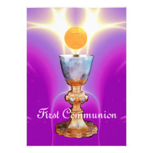 Ă?re sainte communion/baptême de LUMIÈRE SPIRITUEL Invitations