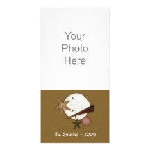 À terre lavé carte photo photocarte personnalisée