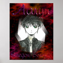 Aaryn (du guérisseur d'or, de l'enchanteresse fonc poster