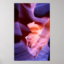 Abaissez le canyon d'antilope posters