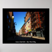 Abaissez le côté est - New York City Affiche