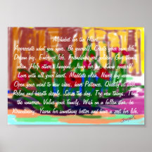 ABC de qui vous êtes Posters
