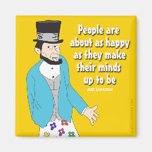 Abe Lincoln dit Aimant Pour Réfrigérateur