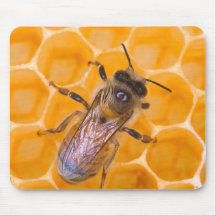 Abeille comme art tapis de souris
