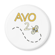 Abeille d'Avo 2 magnets
