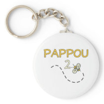 Abeille de Pappou 2 porte-clés