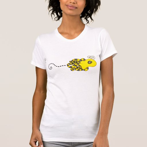 Abeille de poulpe t-shirts