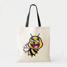 Abeille impressionnante sacs en toile