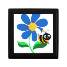 ABEILLE JAUNE OCCUPÉE BOÎTES À BIJOUX
