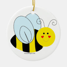 Abeille mignonne décorations de noël