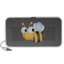 Abeille mignonne ; Lisse Haut-parleurs Portables