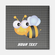 Abeille mignonne ; Lisse Magnets