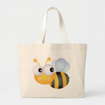 Abeille mignonne sac fourre-tout