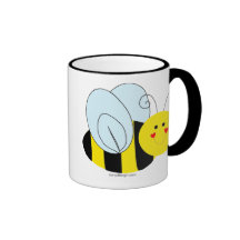 Abeille mignonne tasses à café