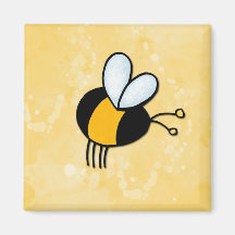 abeilles d'amour de paix aimant pour réfrigérateur