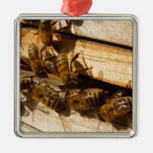 Abeilles de miel décorations de noël