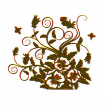 Abeilles et papillons floraux photos en relief