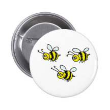 abeilles pin's avec agrafe