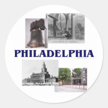 ABH Philadelphie Adhésifs Ronds