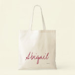 Abigaïl - sacs fourre-tout à toile de signature sacs