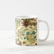 Abondance florale démodée mug