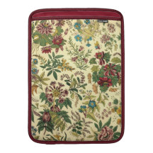 Abondance florale démodée poches pour macbook air