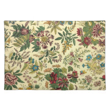 Abondance florale démodée sets de table
