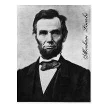 ABRAHAM LINCOLN CARTE POSTALE