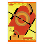Abrégé sur art déco d'âge de jazz cartes de vœux