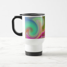 Abrégé sur coloré remous mug à café