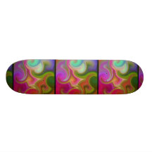 Abrégé sur coloré remous planches à roulettes customisées