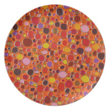 Abrégé sur orange de plat assiettes pour soirée