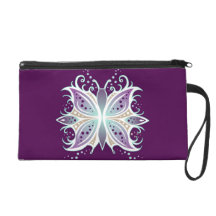 Abrégé sur papillon de bracelet sac à main avec dragonne
