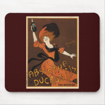 Absinthe Ducros Fils de Leonetto Cappiello Tapis De Souris