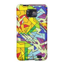 Abstract Rainbow Samsung Galaxy SII Cases