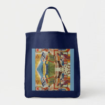 Abstract Vintage Romanian embroideryr Bags
