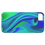 abstractly dans purple blue green coque iPhone 5 Case-Mate