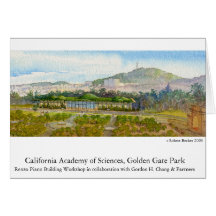 Académie des Sciences proposée de la Californie Carte De Vœux