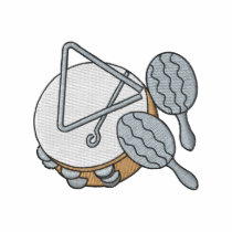 Accessoires de percussion polos brodés
