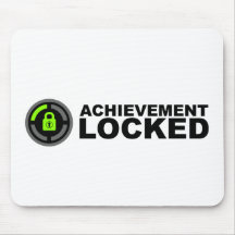 Accomplissement verrouillé tapis de souris