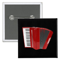Accordéon : Accordéon rouge Badge