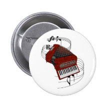 Accordéon Pin's Avec Agrafe