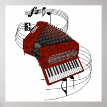 Accordéon Posters