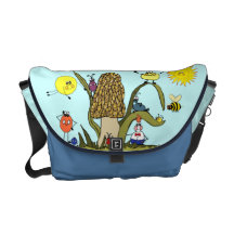 Accrocher avec le sac messenger à Rickshaw d'amis Sacoche