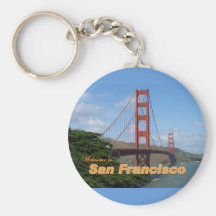 Accueil à San Francisco - golden gate bridge Porte-clés