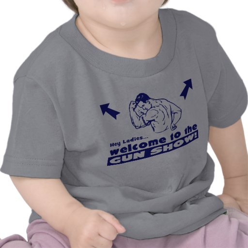 Accueil au salon d'armes à feu ! t-shirts